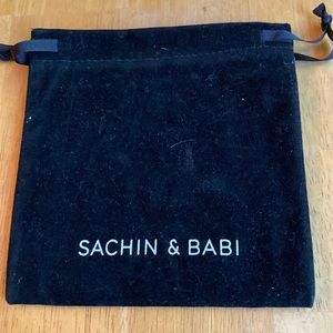 5,5x5,5” Sachin&Babi Black dust Bag